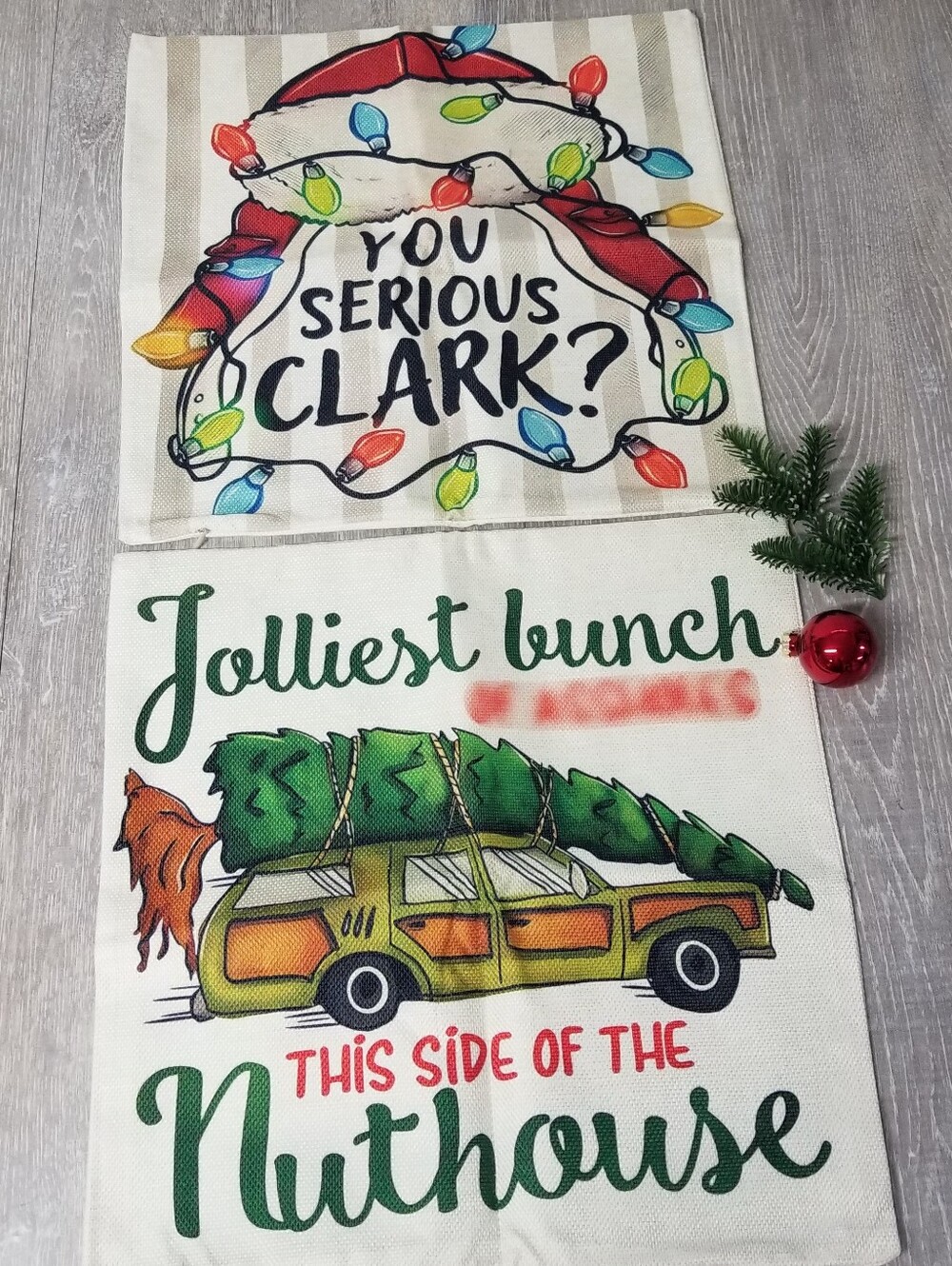 Christmas Vacation Pillow Covers Set